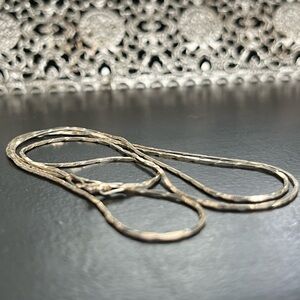 LRM 925 sterling Silver Chain Necklace